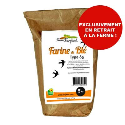 Farine de blé T65 en 5 kg